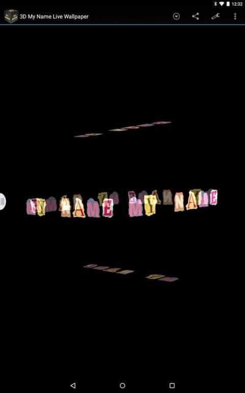 My Name in 3D Live Wallpaper screenshot 9