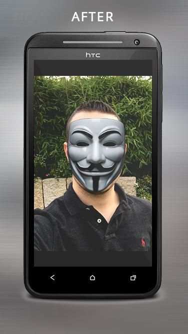 Anonymous Mask Photo Maker 3 تصوير الشاشة