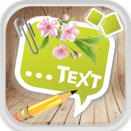 Photo Text On Image In Style आइकन