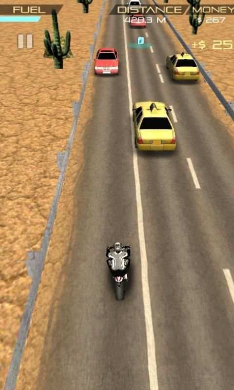 Crazy Moto Racing Free скриншот 1