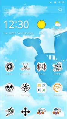 One Piece tema screenshot 4