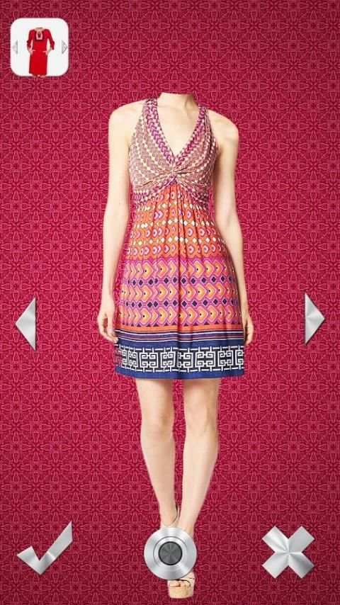 Gaun Gadis Foto Montase screenshot 1