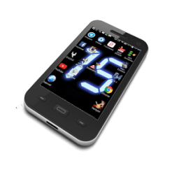 ikon Digital Clock Wallpaper