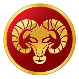 ikon Aries Kertas Dinding