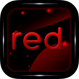 Red GO Keyboard أيقونة