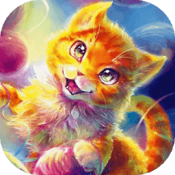 Fluffy kitten live wallpaper icon