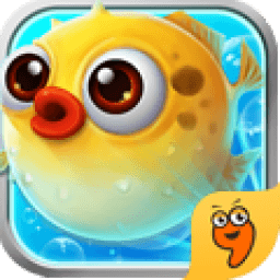 happy fishing icon