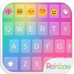 Rainbow Love Emoji Keyboard