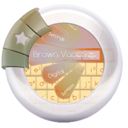 ikon Brown Liburan GO Keyboard