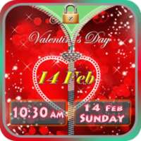 Valentines ritsleting kunci