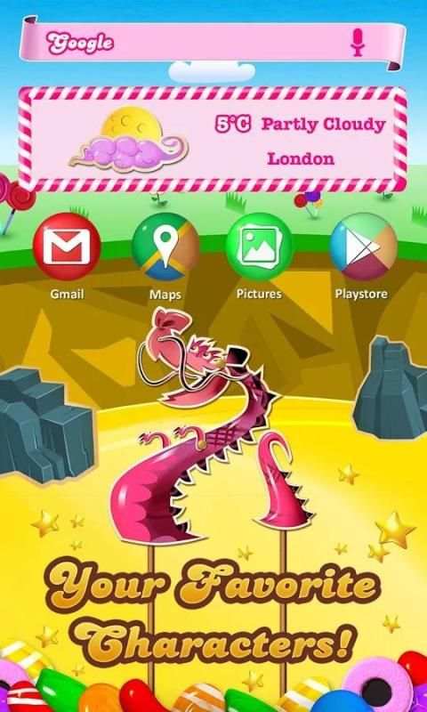 Candy Crush Android Theme screenshot 9