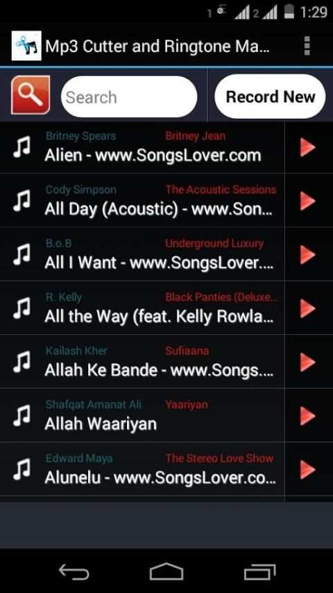 Mp3 Cutter and Ringtone Maker 6 تصوير الشاشة