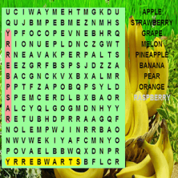 Children's Fruit Word Search icon
