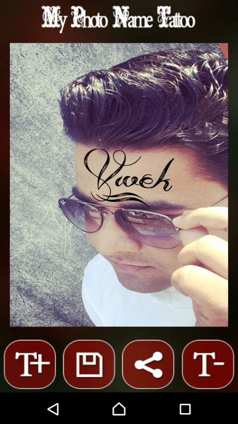 My Photo Name Tattoo screenshot 3