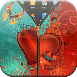 ikon Valentine Zipper Lock Screen