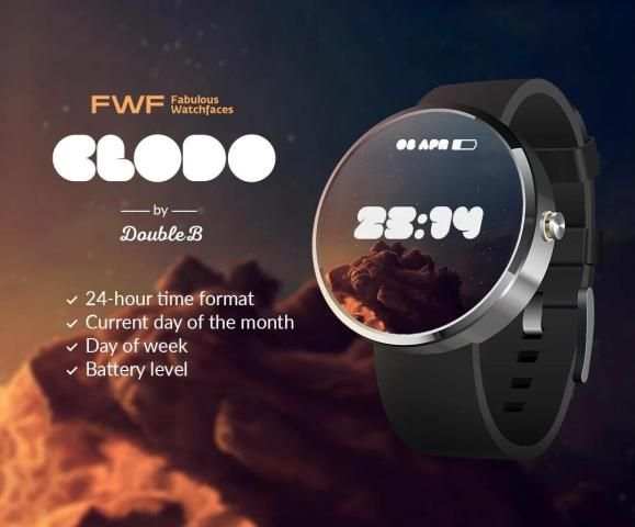 Clodo Android Wear Watch Face screenshot 5