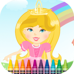Princess Coloring for Kids icon