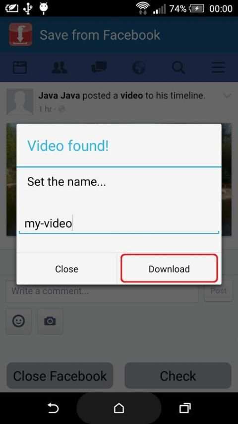 Save Video from Facebook (c) screenshot 3