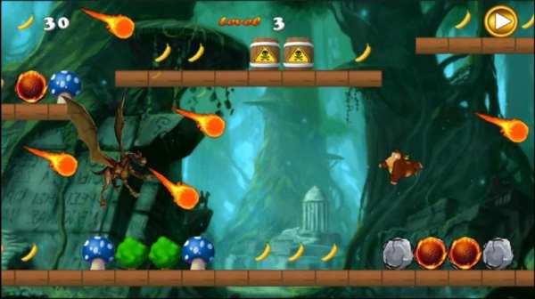 Temple Jungle Monkey Run скриншот 1