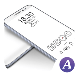 ikon Simple outline launcher theme