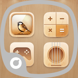 Original Wood Theme أيقونة