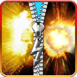 Explosion lock screen. icon