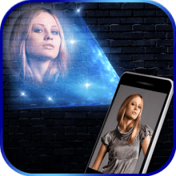 Face projector simulator Prank أيقونة