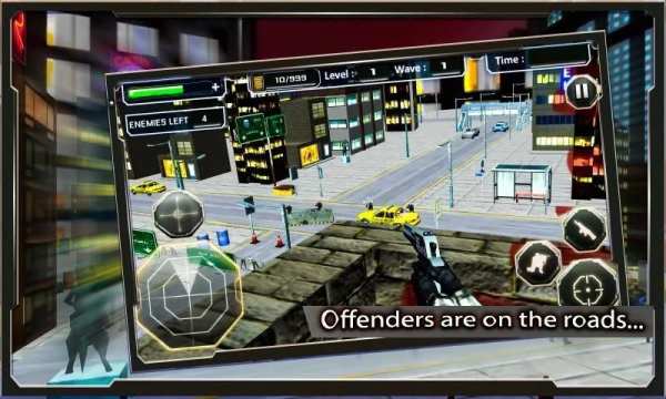 Crime City Police Sniper स्क्रीनशॉट 10