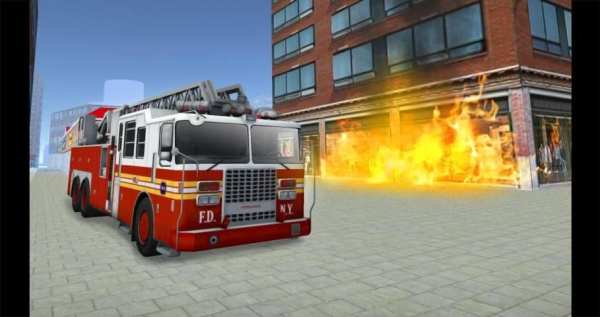 Fire Truck Simulator 2016 स्क्रीनशॉट 6