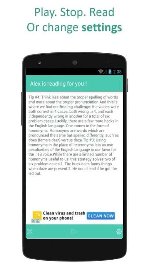 Text reader by voice स्क्रीनशॉट 2