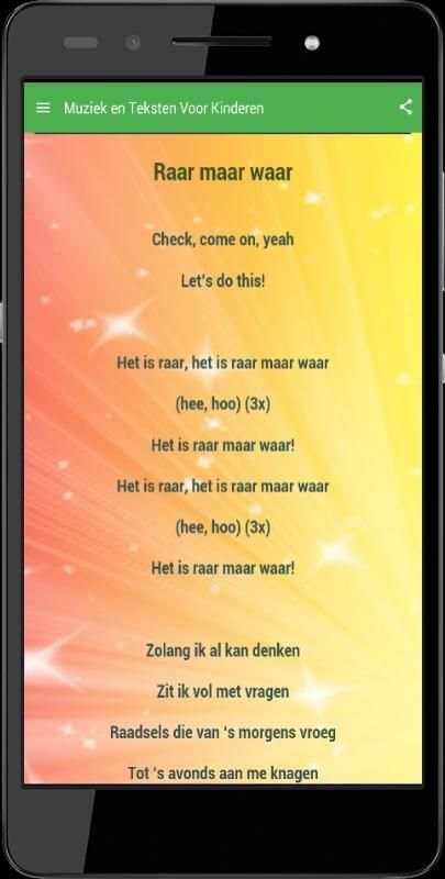 Music en Teksten voor Kinderen screenshot 1