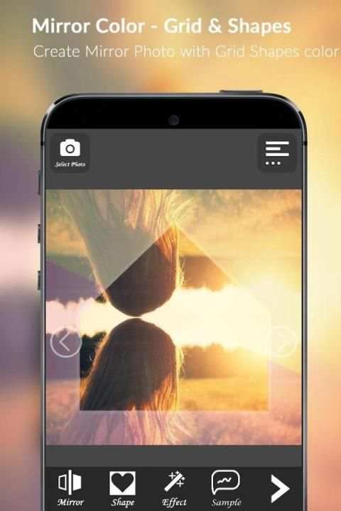 Mirror Color - Grid & Shapes screenshot 1
