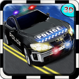 Police Driving City Car icon