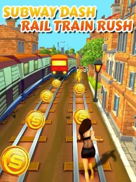 Subway Dash- Rail Train Rush скриншот 3