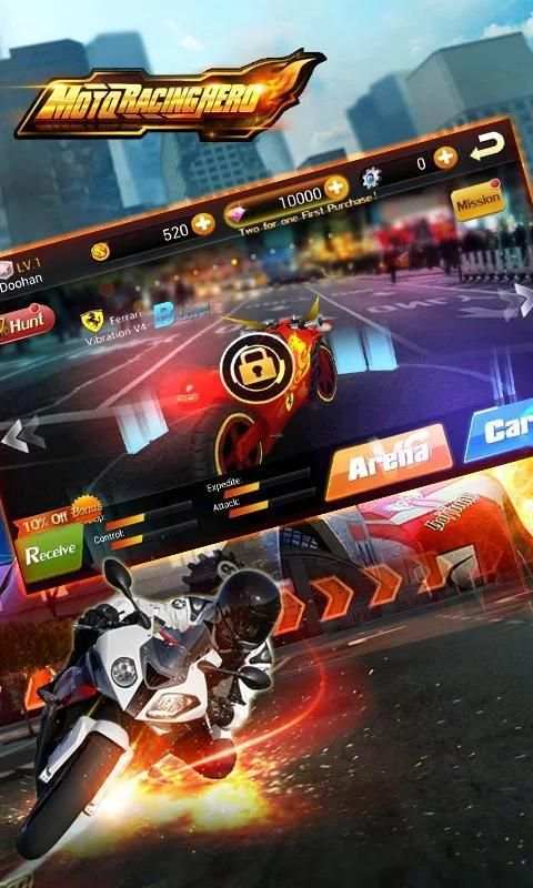 Moto Racing Hero screenshot 15