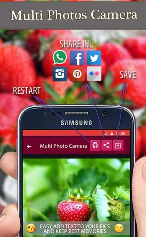 Multi Photos Camera Collage скриншот 1