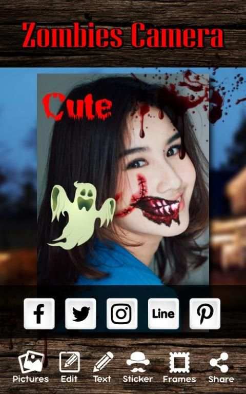 Zombies Camera Photo Booth скриншот 2