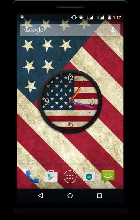 USA Clock Live Wallpaper screenshot 3