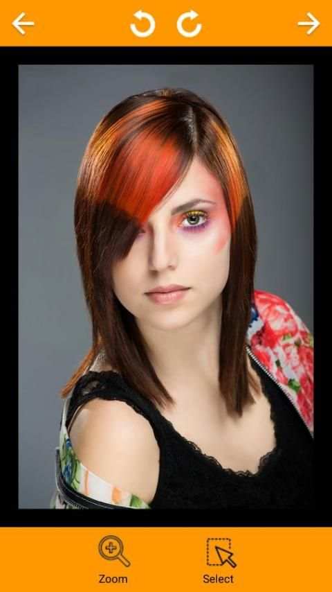 Hair color changer 4 تصوير الشاشة