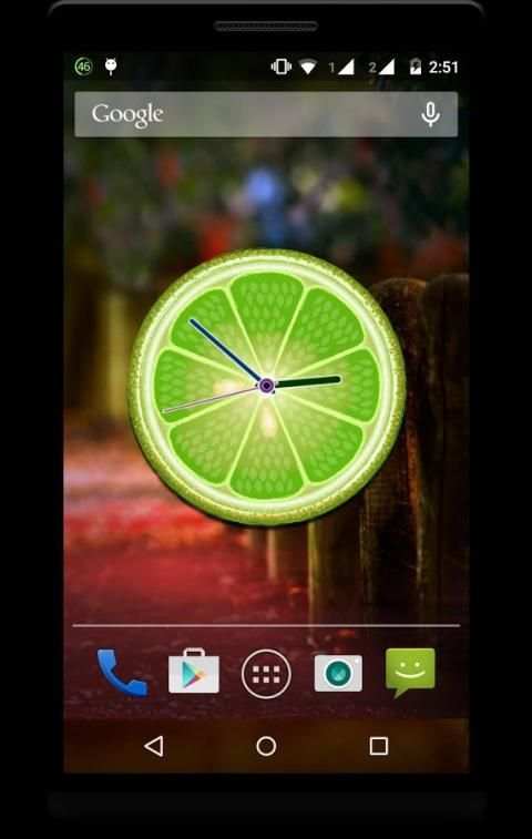 Fruit Clock Live Wallpaper screenshot 6
