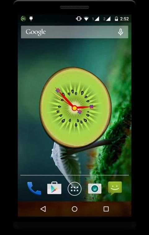 Fruit Clock Live Wallpaper screenshot 1