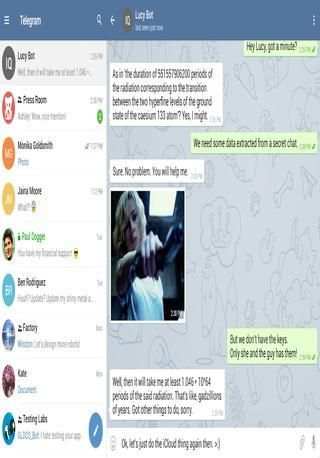 Telegram MSG screenshot 1
