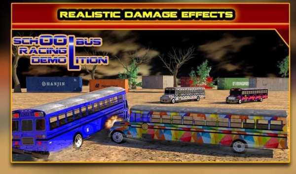 School Bus Racing: Demolition स्क्रीनशॉट 3