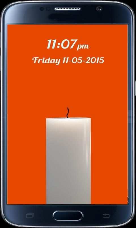 Candle Screenlock स्क्रीनशॉट 1