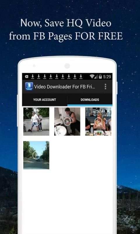 Download Facebook Video 2 تصوير الشاشة