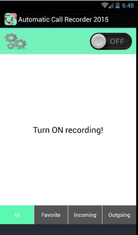 Automatic Call Recorder 2015 6 تصوير الشاشة