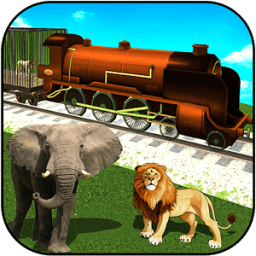 ikon Jungle Animals Train Transport