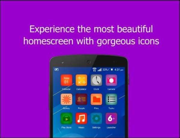 6 Plus Launcher स्क्रीनशॉट 1