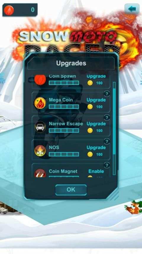 Snow Moto Racer 2016 screenshot 1