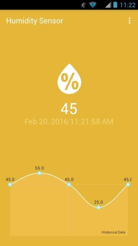 Humidity Sensor (IoT App) 4 تصوير الشاشة